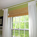 Rollup Bamboo Blinds - Customizable Sizes & Heights, Natural Bamboo Material | Stylish Design, Durable, Easy Installation, Light Filtering, Privacy Control