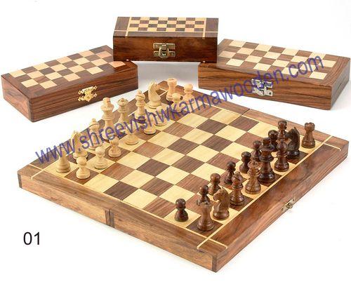 wooden chess