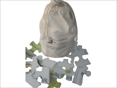 Canvas Puzzle Bag