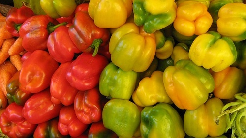 Capcicum (red and yellow)