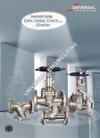Gate, Globe, Check Valve And Strainer - Application: Industrial