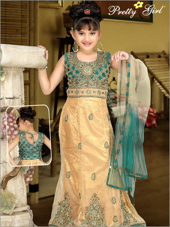 Embroidered Kids Ghagra choli