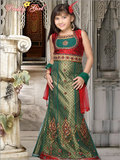Kids Embroidered Ghagra choli