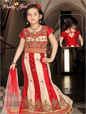 Kids Designer Ghagra choli