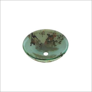 Covered Glass Bowl
