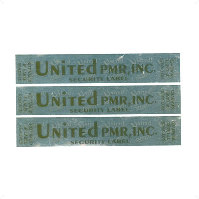 Holographic Paper Label
