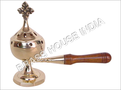 Incense Burner Wooden Handle