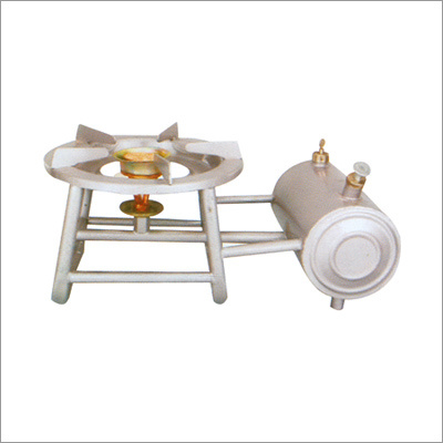 Country 8 X 10 No 2 - MS Pipe Frame, CRC Sheet Tank, 8x10 Inches, Silver | Fuel Efficient Burner, Durable, Baby Pan Support