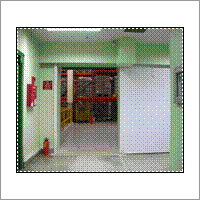 Motorised Sliding Fire Door