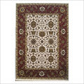 Hand Knotted Ivory Red Carpets