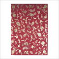 Hand Knotted Red Silk Carpet