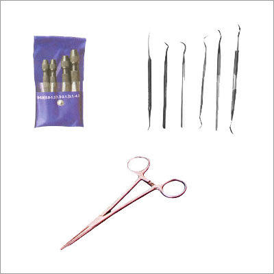 Pin Vices Dental Probes Forcep