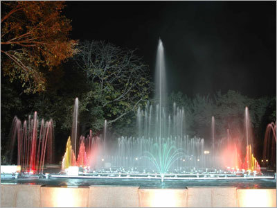 Lighting Fountains