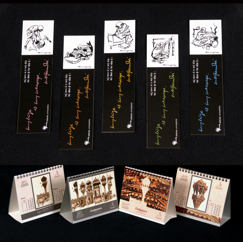 Bookmark & Desk Calendar