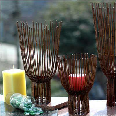 Iron Pillar Candle Holder