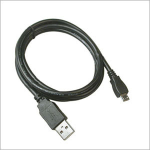 Data Cable - PVC 1m Black USB-A to Mini-USB 480Mbps | Data Transfer Power Delivery Durable Reliable Versatile