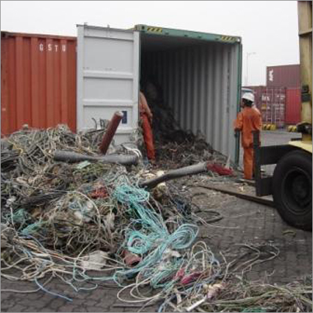 Cable Scrap In Container