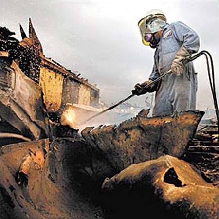 Torched Ship Breaking
