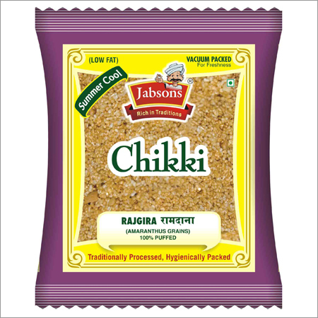 Rajgira Chikki - Jaggery and Rajgira Seeds, 10x15 cm , Delicious Taste, Energy Booster, Healthy Snack, Natural Ingredients, Convenient Packaging