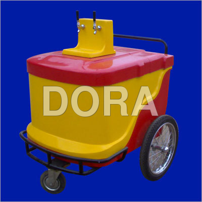 Mobile Soda Cart without Umbrella