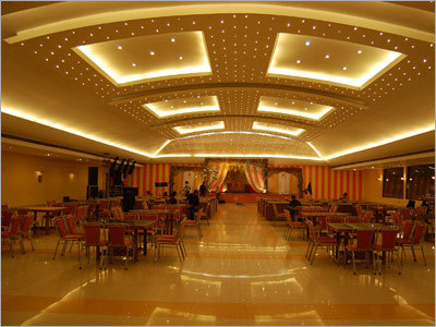 Hall - 1000 Sq Ft, 15 Ft Ceiling, Marble Floor | Spacious Venue, Elegant Design, LED Ambiance Lighting, 3 Phase Power, Seating 200+