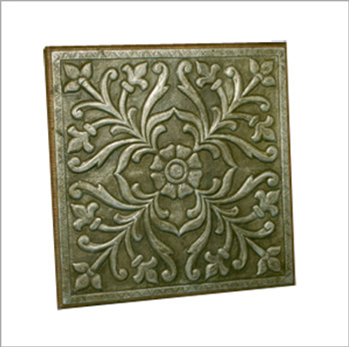 Carved Metal Wall Hanging