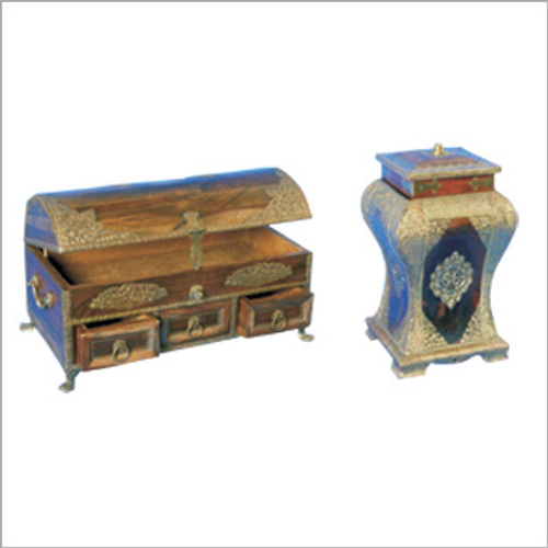 Brass Wooden Boxes