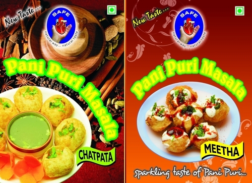 Pani Puri Masala Sweet (Mint Flavor) - Light Green Powder, 100g | Natural Ingredients, Ready Mix, Long Shelf Life
