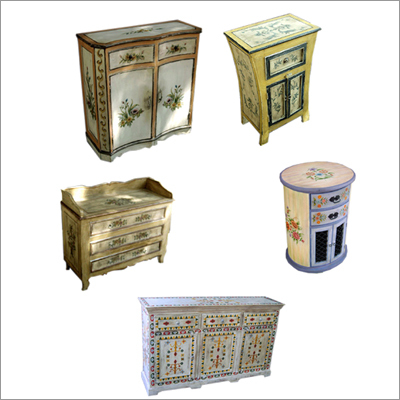 Handcrafted Furniture - Solid Wood, Hand-Painted Finish | Unique Designs, Fine Finish, Durable, Artistic Brilliance