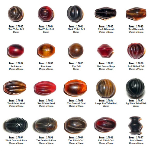 Polished Horn Beads