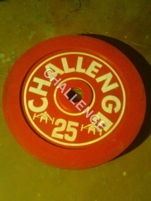 Weight Lifting Rubber Plates & Bar