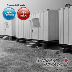 Portable Cabin on Lease - Steel, Variable Dimensions | Cost-effective, Easy Setup, Flexible Lease, Maintenance Included, Portable Housing