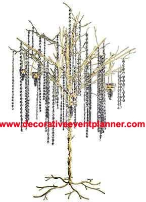 Candle Holder with Crystal Bowl