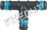 Ring Lock T - Polypropylene & ABS, 12mm to 25mm Sizes | User-Friendly, Easy Water Supplying, Sturdy Design