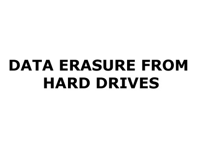 Data Erasure From Hard Drives