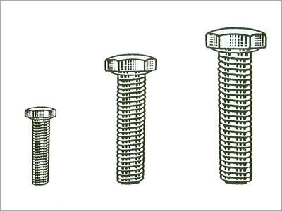 Stainless Steel Hexagon Head Bolts Screws