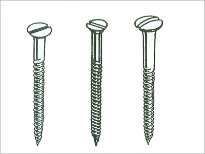 Ss Wood Screw Slotted