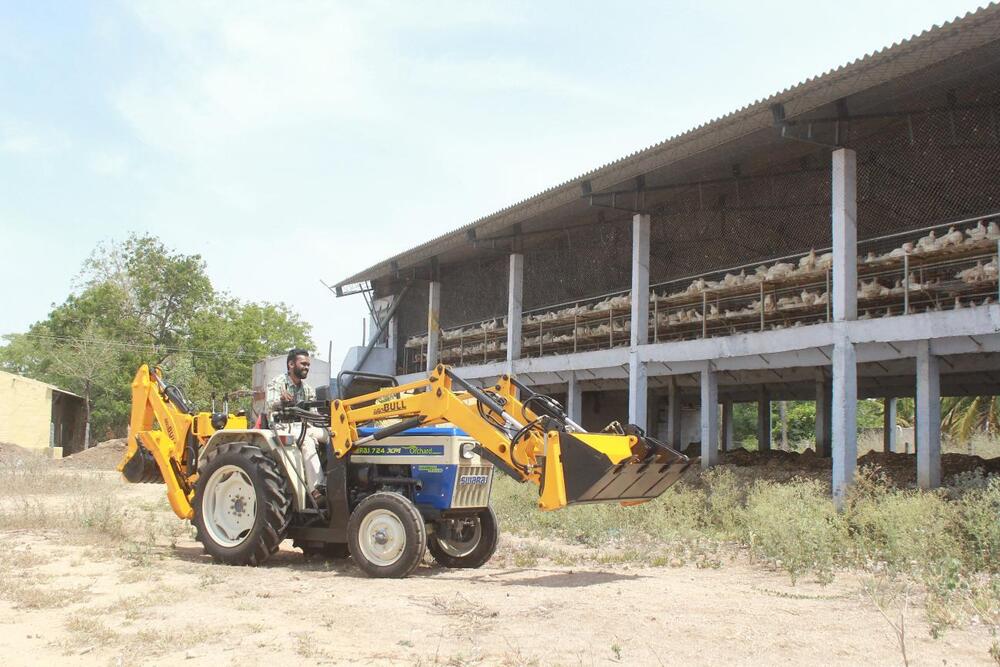 Mini backhoe Loader