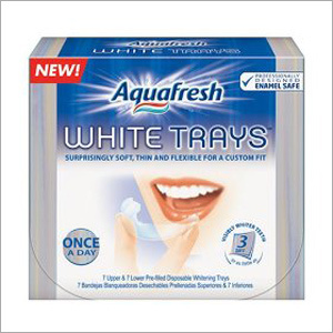 Bleaching Products - Plastic, One Size Trays, 4 Pack | Whitening Gel, Easy Application, Gentle Formula