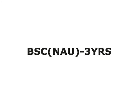 Bsc (Nau)-3yrs