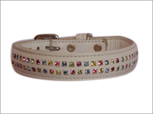 Multi Crystal Baby Dog Collar