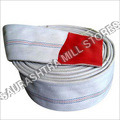 Cotton Hose Pipe - Cotton Blend, Sizes 1-4, White | Anti-pressure, Anti-ageing, Reliable For Industrial Use, 3-month Warranty
