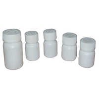 Child Resistant Cap Container - Food Grade Plastic, Rigid Round Design, Multiple Sizes, Colors, Easy Usage, Durable High Gloss Finish