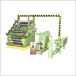 Oblique Type Single Facer Machine - Color: Green