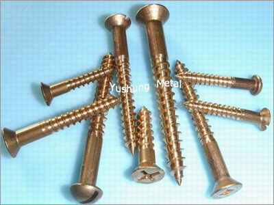 Silicon Bronze Wood Screw