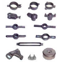 Malleable Iron Casting - Malleable Iron, Varied Dimensions, Smooth Finish | Corrosion Resistant, Durable Design, High Thermal Conductivity, High Strength