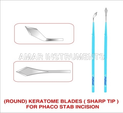 Keratome Blades(Sharp Tip) For Phaco Stab Incision