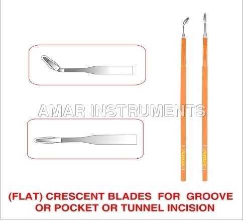 Crescent Blades For Groove/Pocket/Tunnel Incision