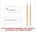 Crescent Blades For Groove/Pocket/Tunnel Incision
