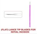 Lance Tip Blades For Initial Incision
